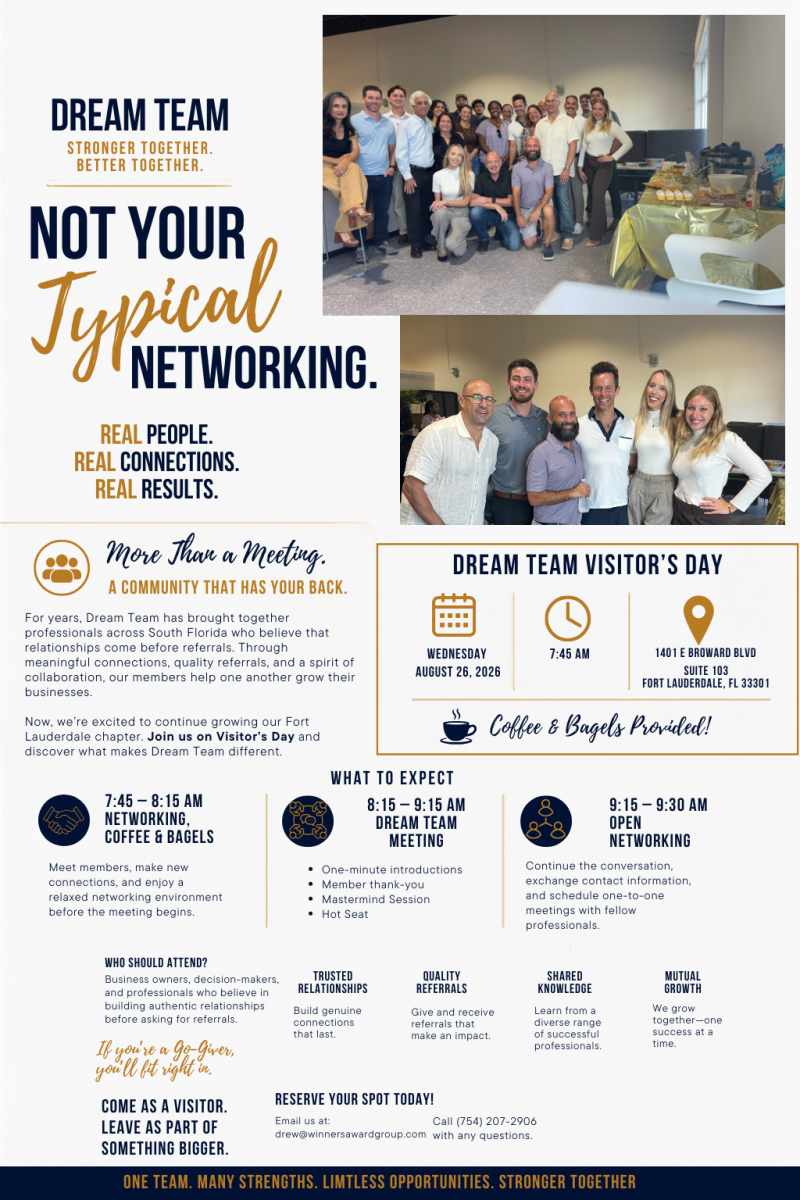 DREAM TEAM VISITOR'S DAY